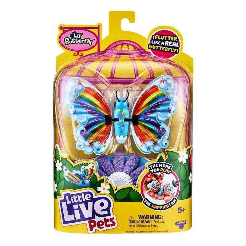 Moose Toys Little Live Pets Lil Butterfly S5 Single Pack - Rainbow Splash, , large image number 0