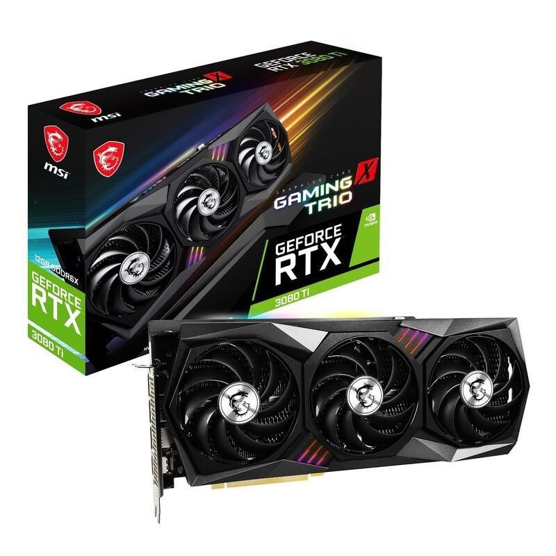 MSI GeForce RTX 3080 Ti GAMING X TRIO 12GB/GDDR6X Graphics Card, , large image number 4