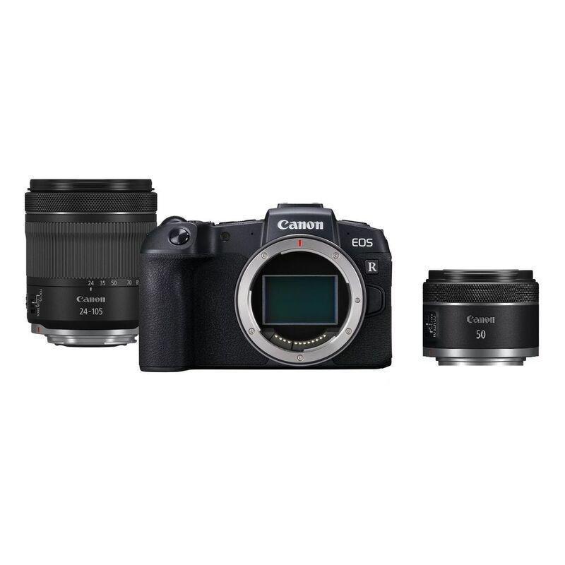 Canon EOS RP Mirrorless Camera + RF 24-105mm F4-7.1 IS STM Lens + RF 50MM F1.8 STM Lens, , large image number 0