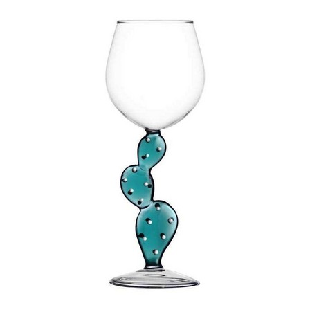 ICHENDORF - Ichendorf Wine Glass Cactus 320ml - Caribbean Blue