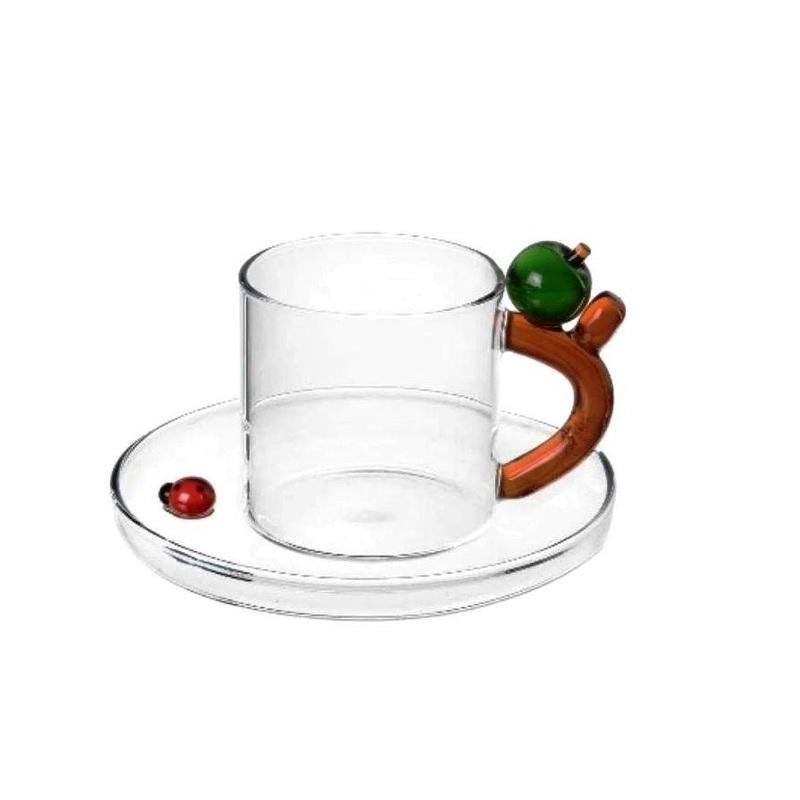 Ichendorf Coffee Cup W/Saucer Apple 100ml, , large image number 0