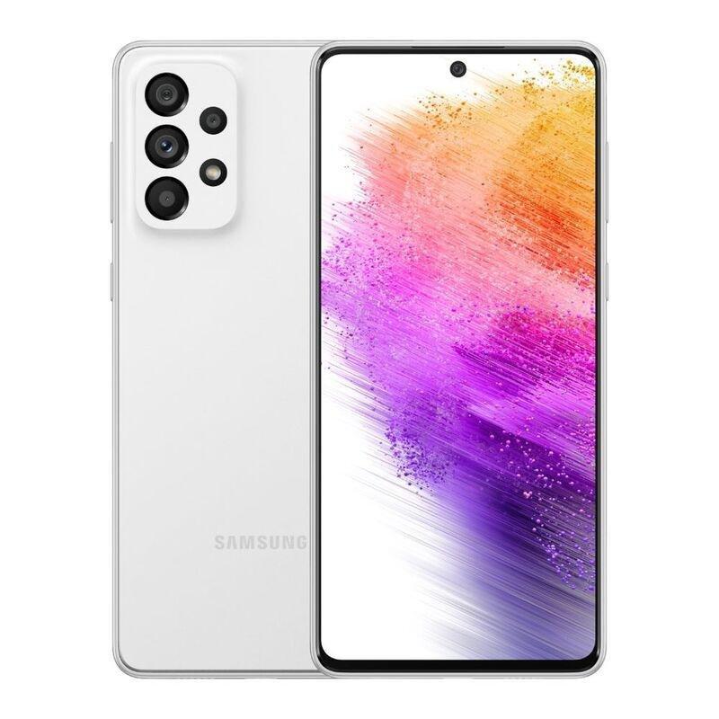 Samsung Galaxy A73 5G Smartphone 256GB/8GB/Hybrid SIM - Awesome White, , large image number 0