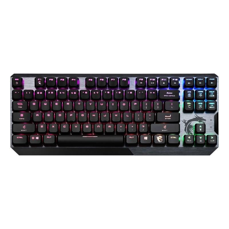 MSI Vigor GK50 Low Profile TKL Gaming Keyboard - Black (US English), , large image number 0