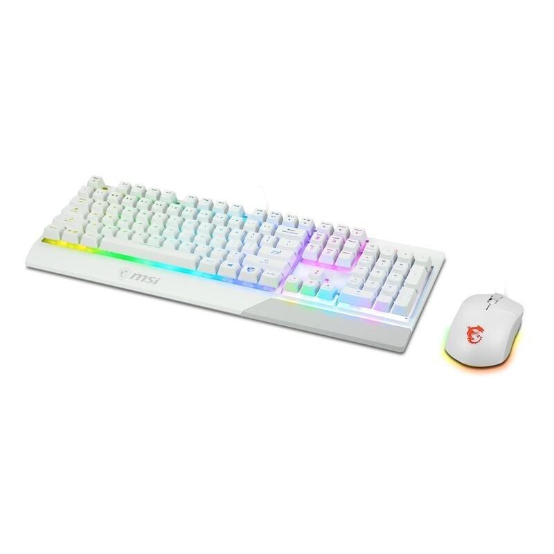 MSI Vigor GK30 Gaming Keyboard + Mouse Combo - White (Arabic/English), , large image number 2