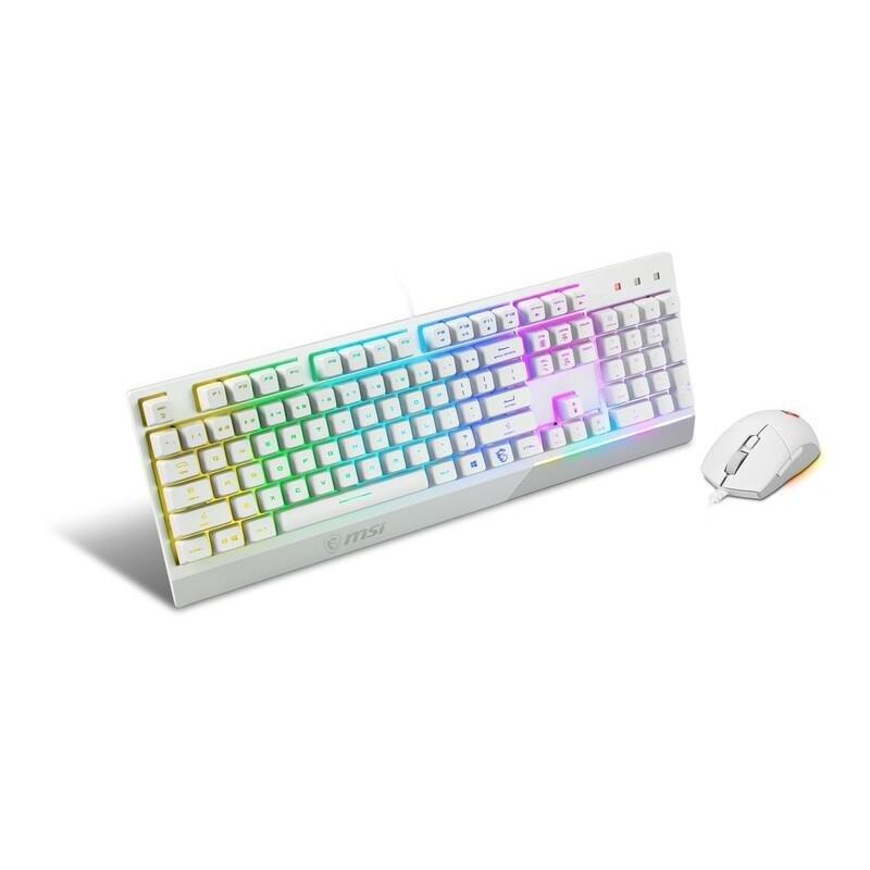 MSI Vigor GK30 Gaming Keyboard + Mouse Combo - White (Arabic/English), , large image number 3