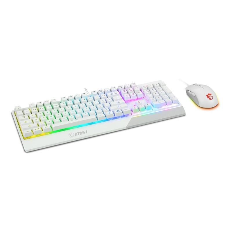 MSI Vigor GK30 Gaming Keyboard + Mouse Combo - White (Arabic/English), , large image number 4