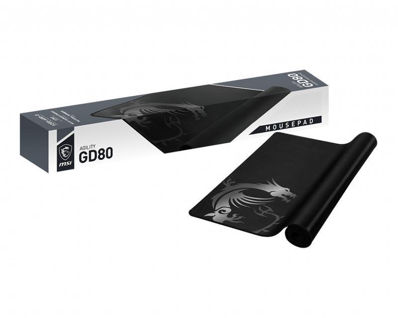 MSI Agility GD80 Gaming Mousepad - Black, , large image number 3