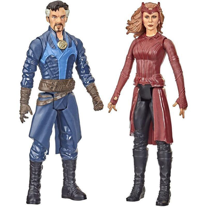 Hasbro Marvel Avengers Titan Hero Series Doctor Strange 2 Doctor Strange/The Scarlet Witch Action Figurtes (2-Pack), , large image number 0