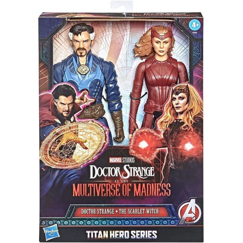 Hasbro Marvel Avengers Titan Hero Series Doctor Strange 2 Doctor Strange/The Scarlet Witch Action Figurtes (2-Pack), , large image number 3