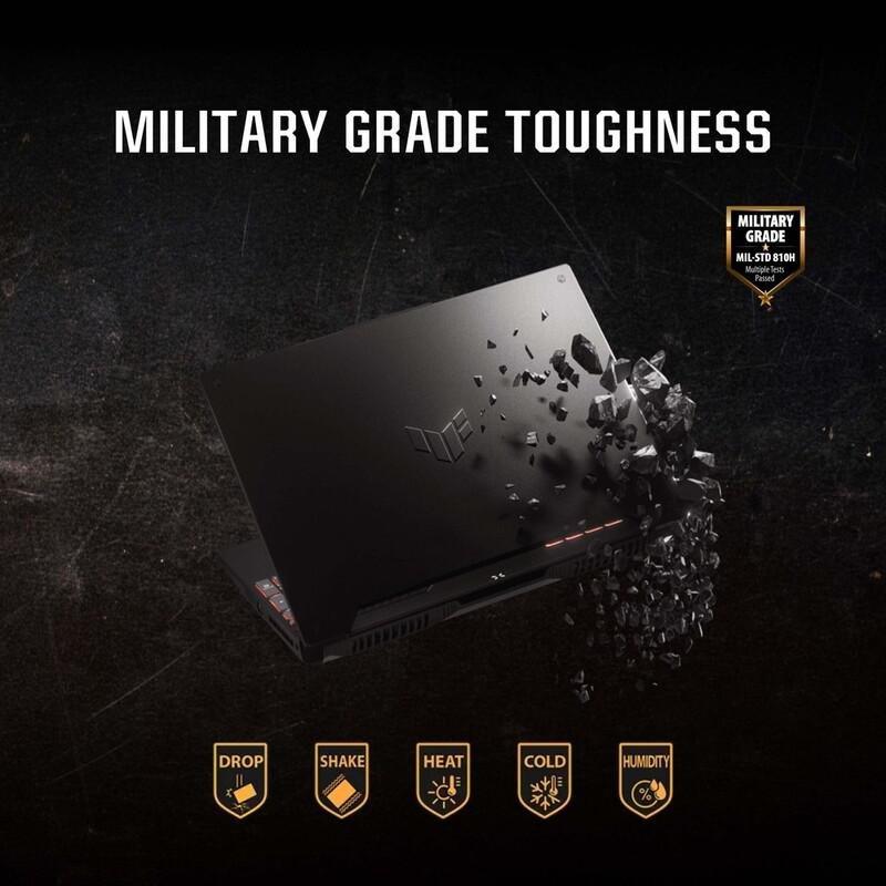 ASUS TUF Gaming A15 FA507RC-HN019W Gaming Laptop/AMD Ryzen R7-6800H/16GB RAM/512GB SSD/NVIDIA GeForce RTX 3050 4GB/15.6 Inch FHD (1920x1080) 144Hz/..., , large image number 9
