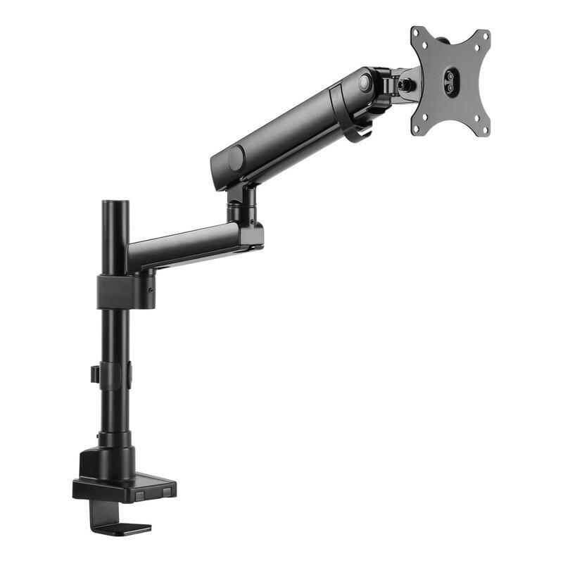 TWISTED MINDS - Twisted Minds Single Monitor Aluminum Slim Pole-Mounted Spring-Assisted Monitor Arm