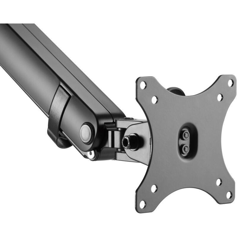 TWISTED MINDS - Twisted Minds Single Monitor Aluminum Slim Pole-Mounted Spring-Assisted Monitor Arm