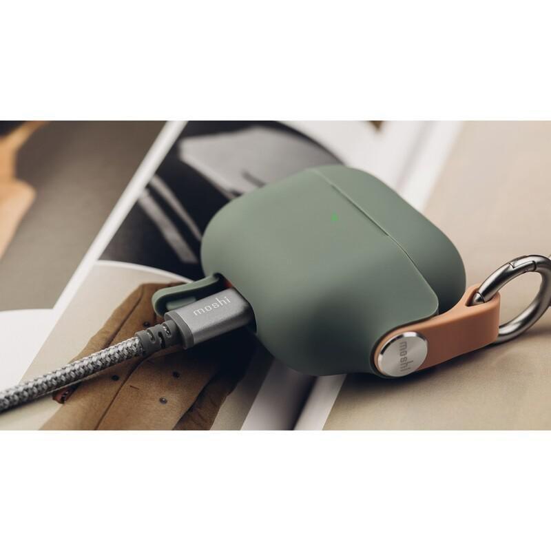 Moshi Pebbo Case for AirPods Pro 3 - Mint Green, , large image number 4