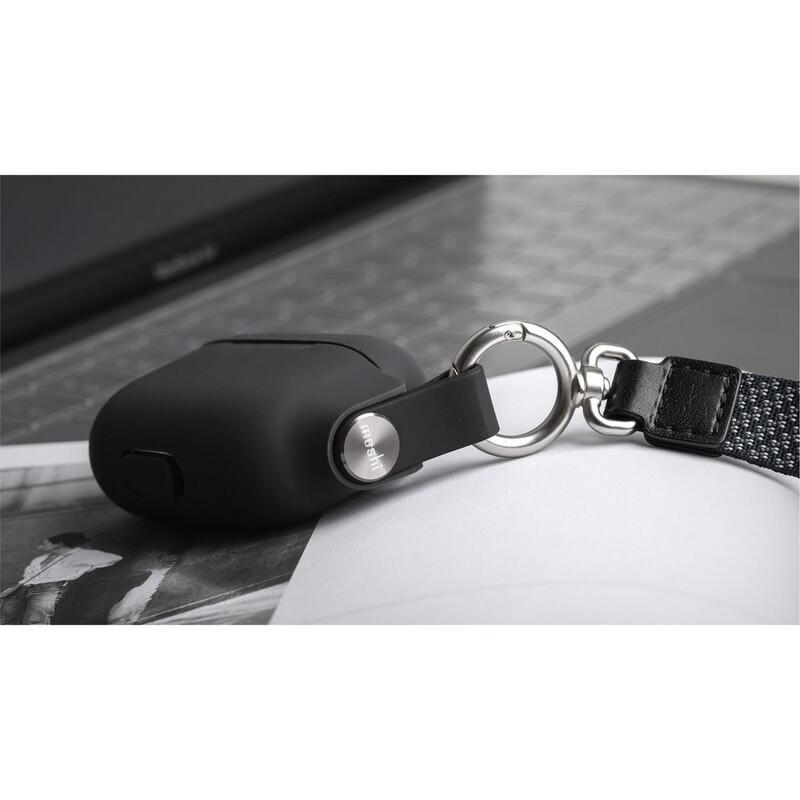 Moshi Pebbo Case for AirPods Pro 3 - Shadow Black, , large image number 4