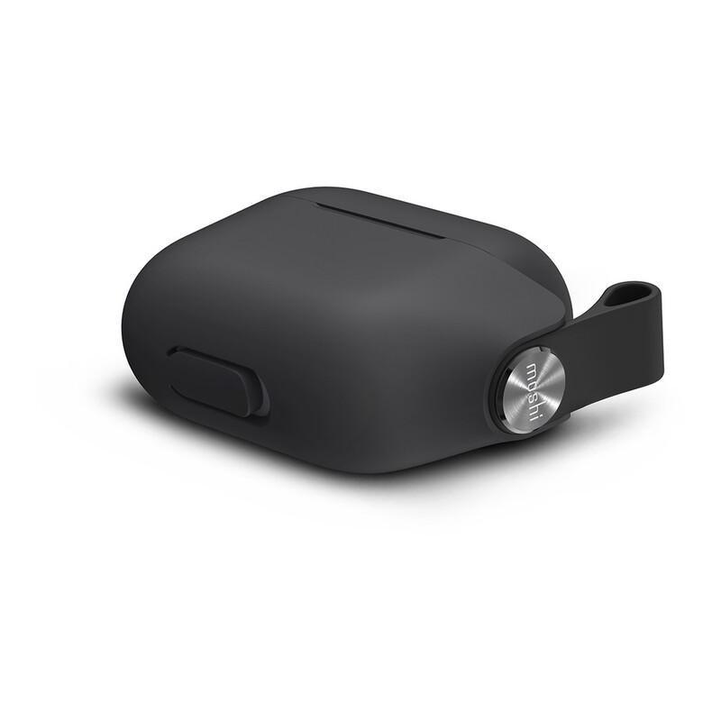 Moshi Pebbo Case for AirPods Pro 3 - Shadow Black, , large image number 5