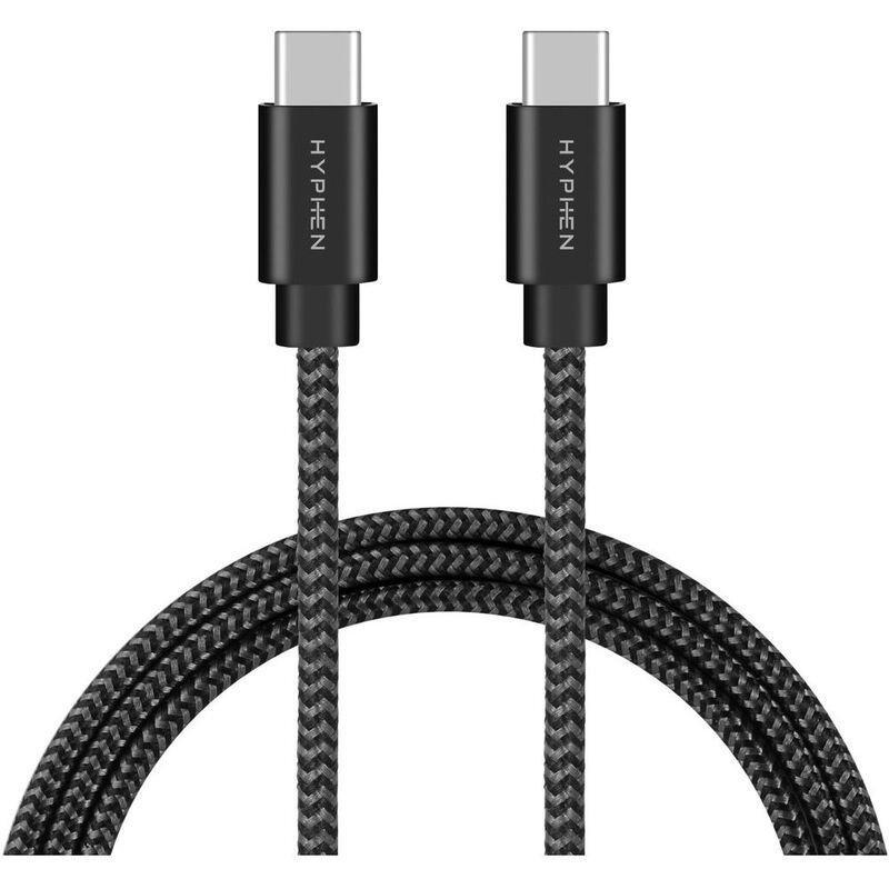 HYPHEN USB-C to USB-C Fast Charging Cable 100W 1M Black, , large image number 0