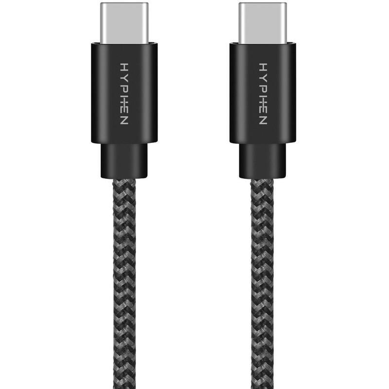 HYPHEN USB-C to USB-C Fast Charging Cable 100W 1M Black, , large image number 1