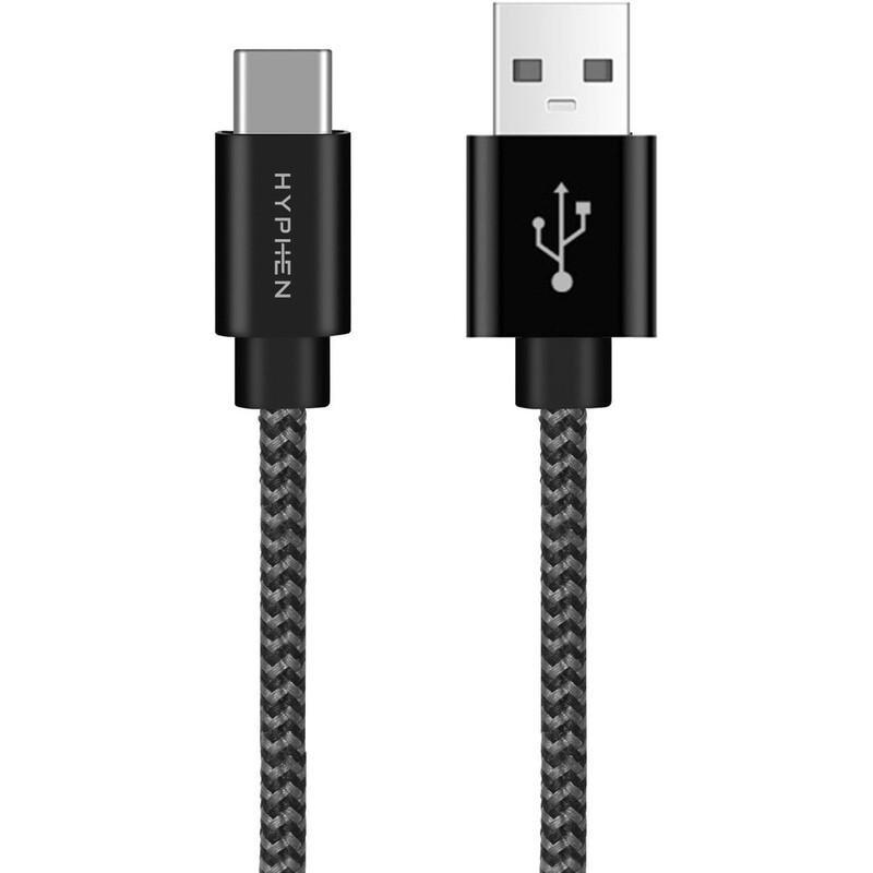 HYPHEN USB-A 3.0 to USB-C Fast Charging Cable 2M Black, , medium