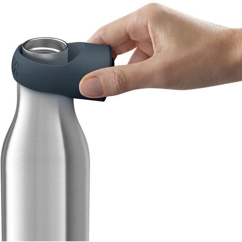 Joseph Joseph Loop Water Bottle Brushed/Anthracite 500ml/17oz, , large image number 3