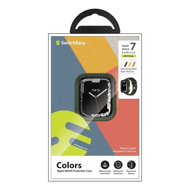 Switcheasy Colors case for Apple Watch 7 40/41mm - Army Green, , large image number 1