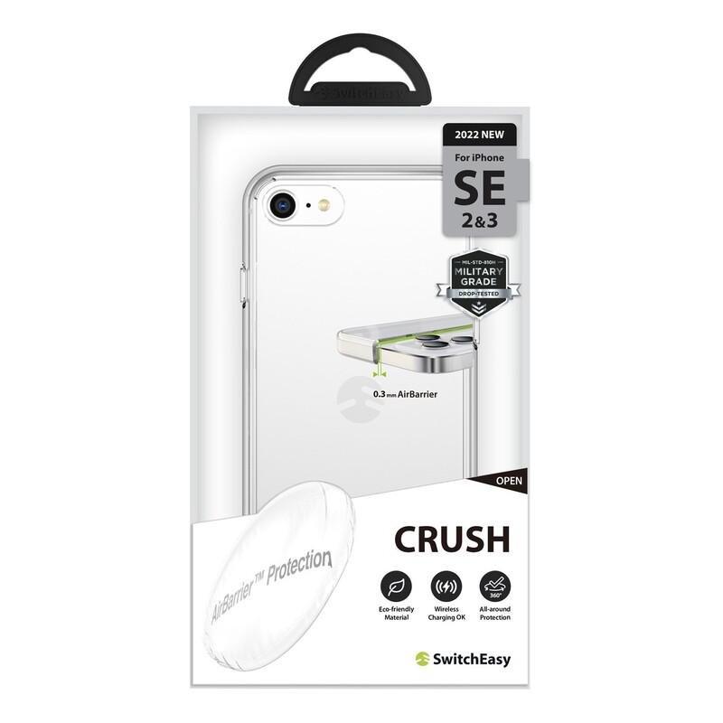 Switcheasy CRUSH AirBarrier Shockproof Clear Case for iPhone 8/7/SE 2/SE 3 - Transparent, , large image number 1