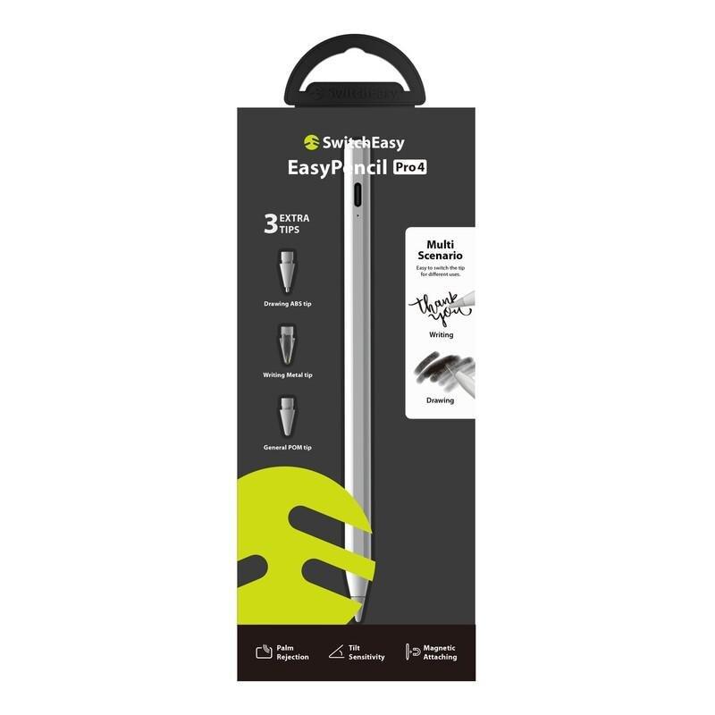 Switcheasy EasyPencil Pro 4 Stylus with 3 extra tips - White, , large image number 1