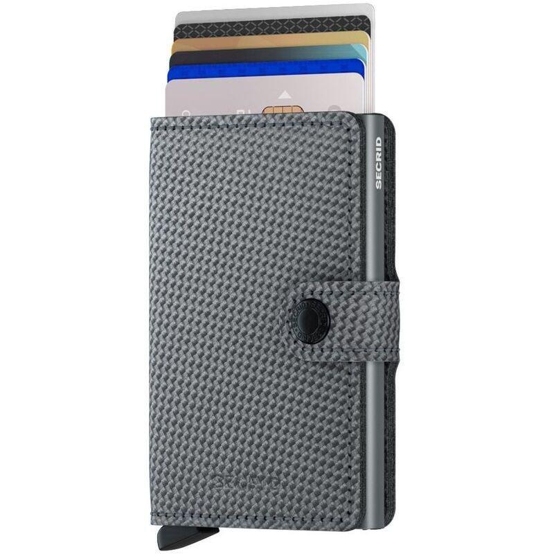 Secrid Miniwallet - Carbon Leather - Cool Grey, , medium