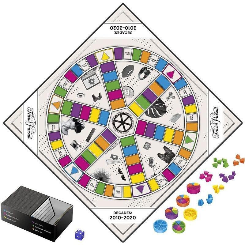 Hasbro Gaming Trivial Pursuit Decades 2010-2020 Board Game, , large image number 0