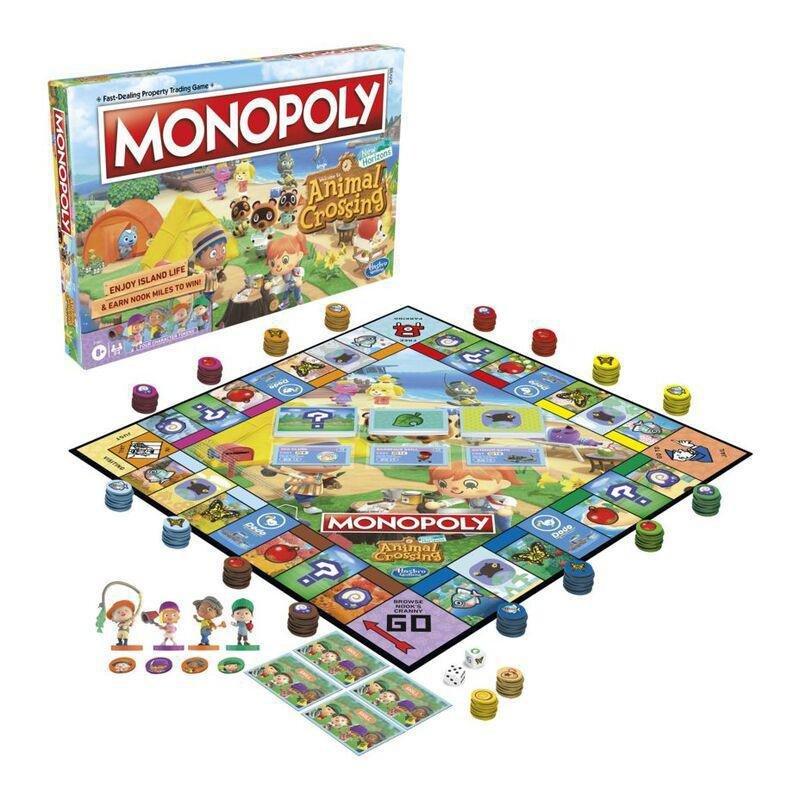 Hasbro Gaming Monopoly Animal Crossing Board Game, , large image number 1