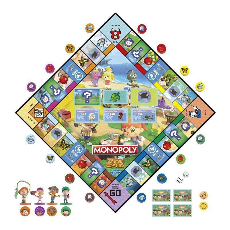 Hasbro Gaming Monopoly Animal Crossing Board Game, , large image number 3