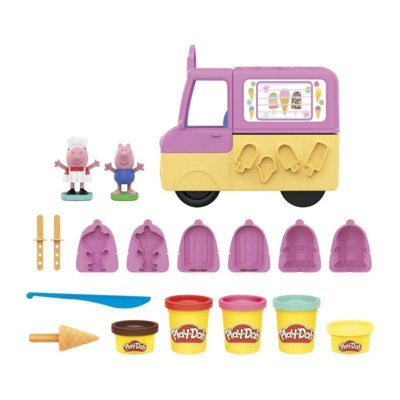 Play-Doh Licensed Playsets Peppa Pig Ice Cream Truck Playset, , large image number 1