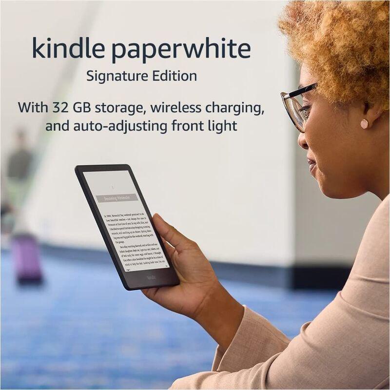 Amazon Kindle Paperwhite Signature Edition 6.8-inch E-Reader 32GB + Wireless Charging - Black, , large image number 1