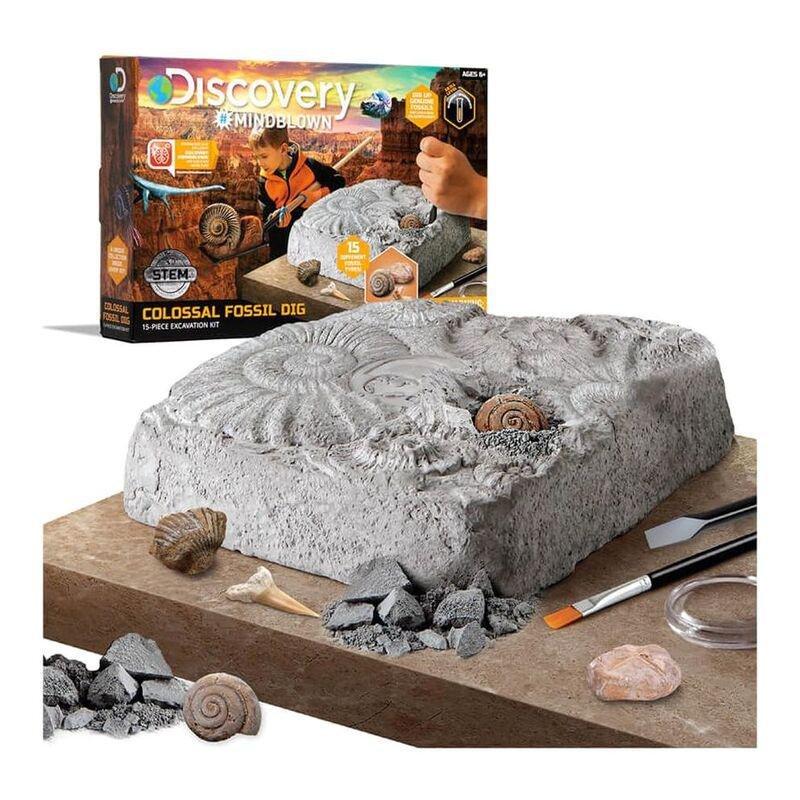 Discovery Mindblown Colossal Fossil Dig Excavation Kit (15 Pieces), , large image number 2
