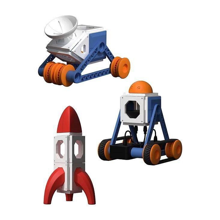 Discovery Mindblown Magnetic Building Tiles With Remote Control, , large image number 1