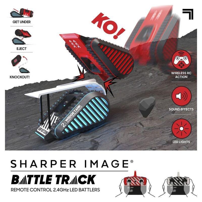 Sharper Image R/C LED Battle Wedge Tanks, , large image number 0