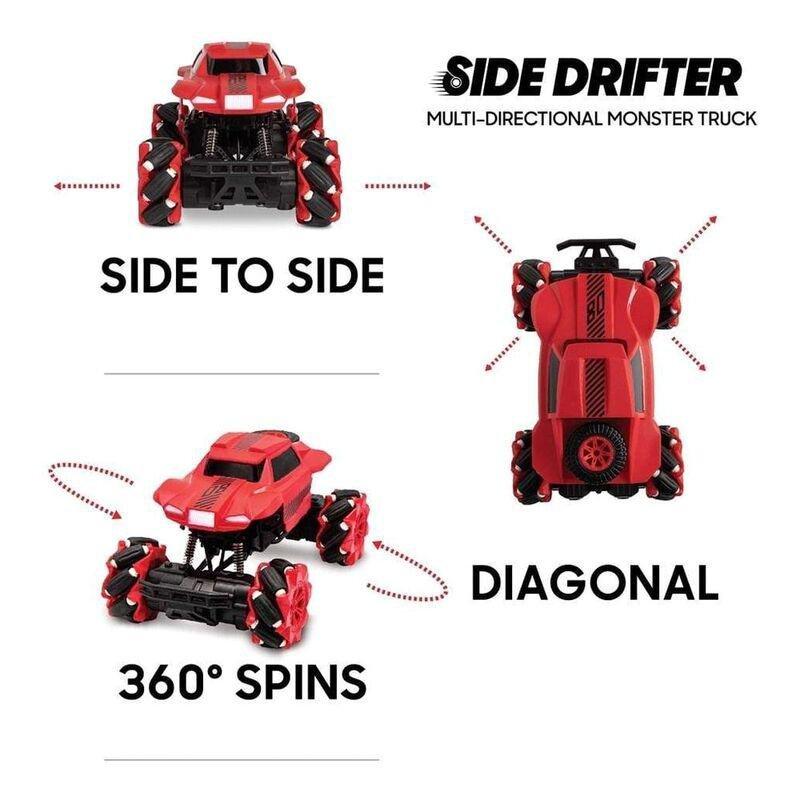 SHARPER IMAGE - Sharper Image R/C Side Drifter Multi-Directional Monster Truck