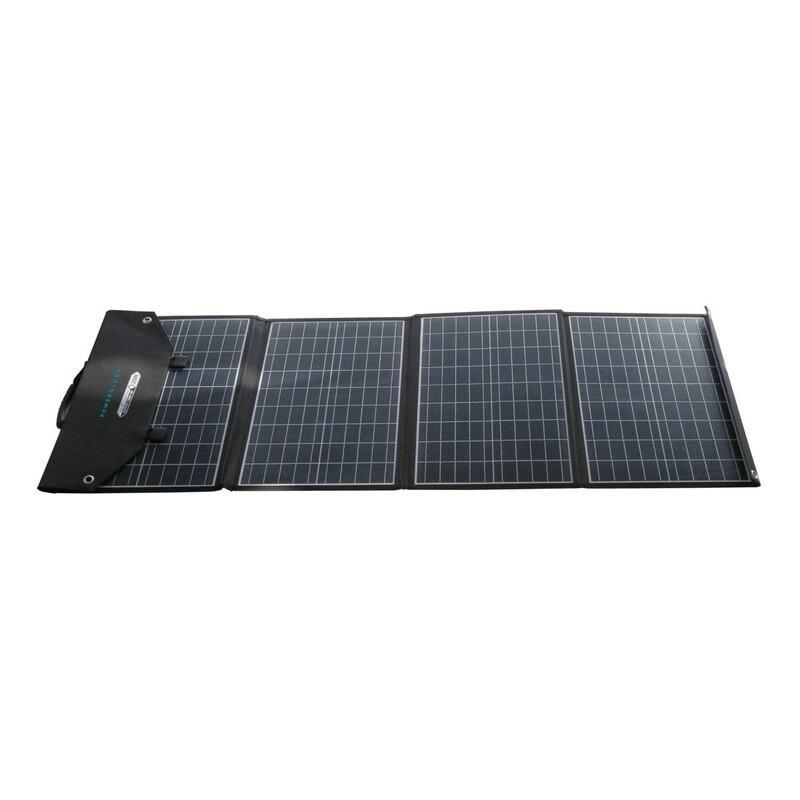 Powerology 120W Universal Folding Solar Panel - Black, , large image number 0
