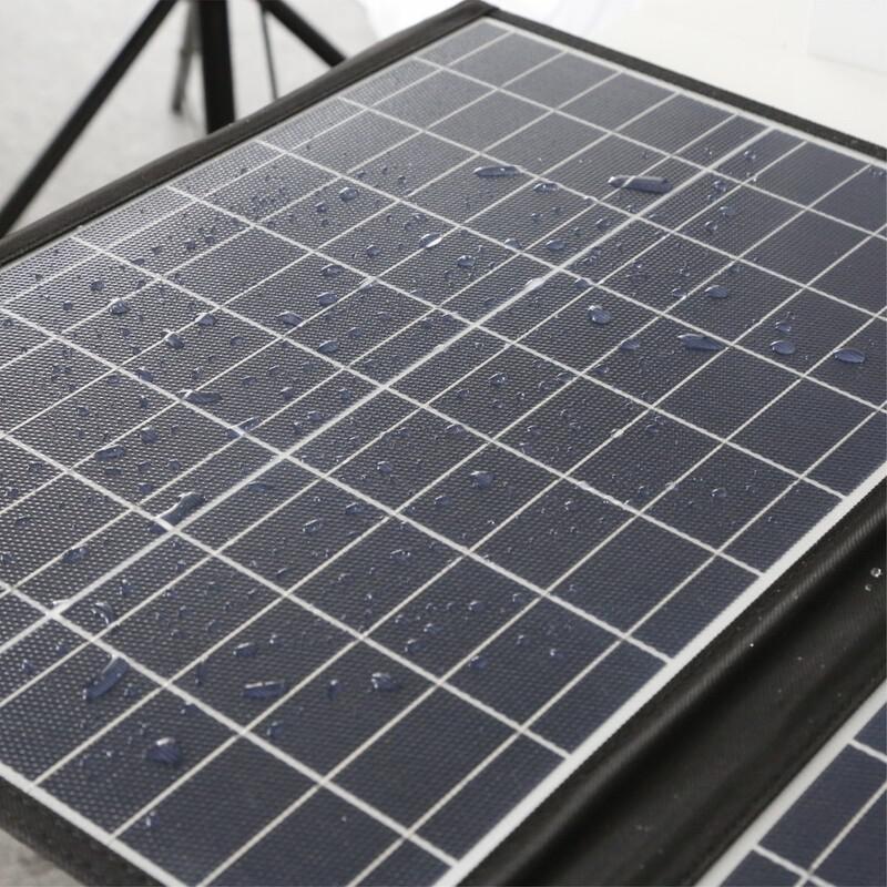 Powerology 120W Universal Folding Solar Panel - Black, , large image number 2