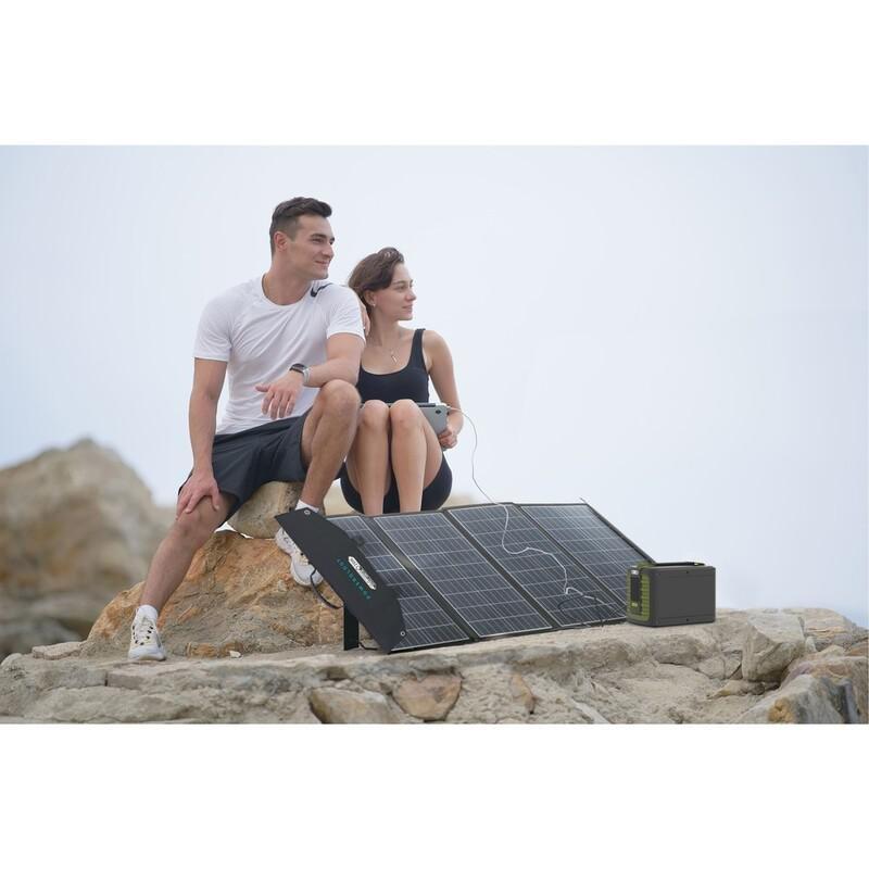 Powerology 120W Universal Folding Solar Panel - Black, , large image number 5