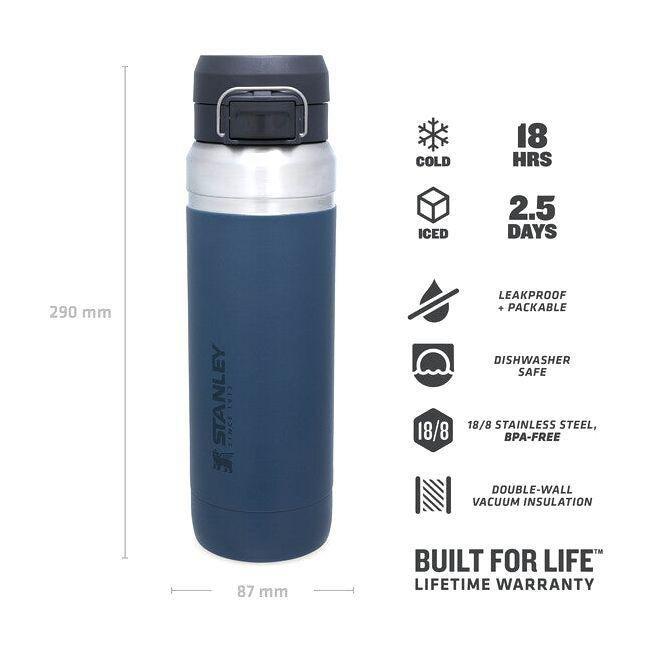 Stanley GO Flip Water Bottle - Abyss 1064ml, , large image number 2