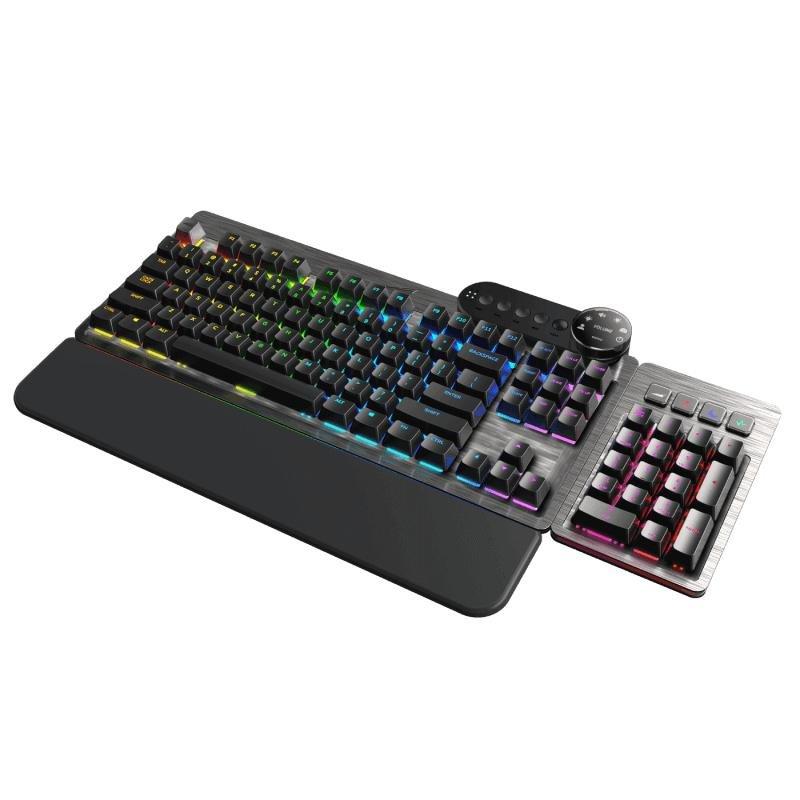 Mountain Everest Max TKL Mechanical Gaming Keyboard with Numpad (US English) - MX Blue Switch - Gunmetal Grey, , large image number 1