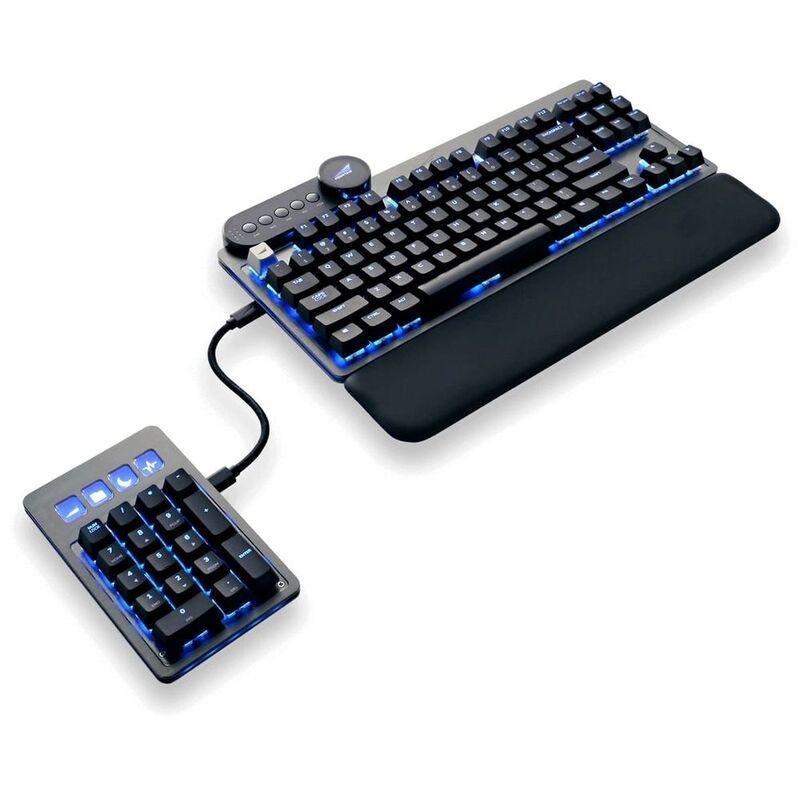Mountain Everest Max TKL Mechanical Gaming Keyboard with Numpad (US English) - MX Blue Switch - Gunmetal Grey, , large image number 3