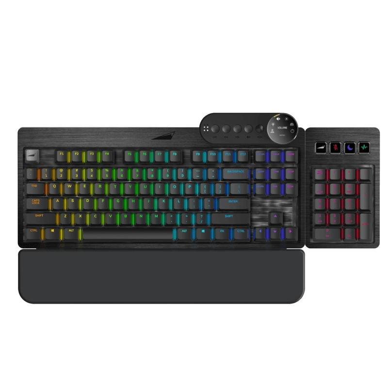 Mountain Everest Max TKL Mechanical Gaming Keyboard with Numpad (US) - MX Blue Switch - Midnight Black, , large image number 0