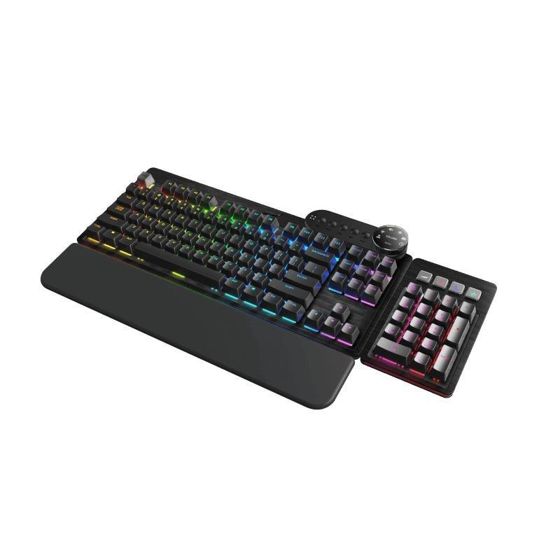 Mountain Everest Max TKL Mechanical Gaming Keyboard with Numpad (US) - MX Blue Switch - Midnight Black, , large image number 1