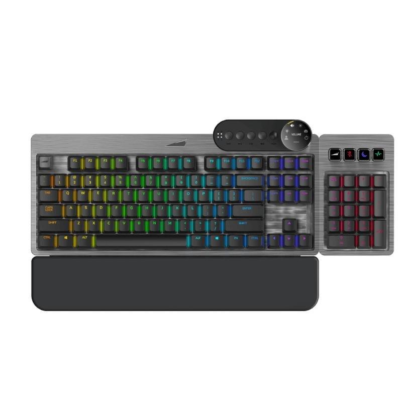 Mountain Everest Max TKL Mechanical Gaming Keyboard with Numpad (US English) - MX Red Switch - Gunmetal Grey, , large image number 0