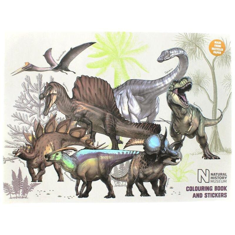 Blueprint Natural History Museum Colouring Pad (30 Sheets), , large image number 0