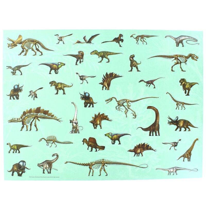 Blueprint Natural History Museum Colouring Pad (30 Sheets), , large image number 1