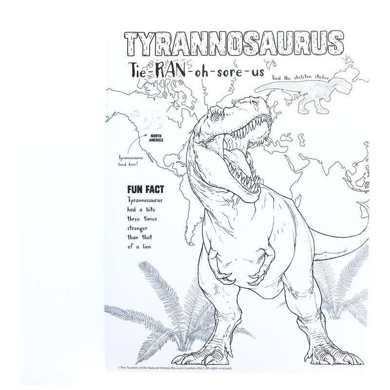 Blueprint Natural History Museum Colouring Pad (30 Sheets), , large image number 2
