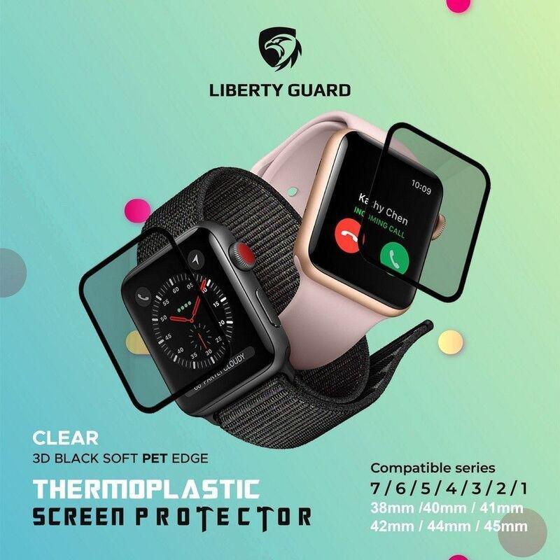 Liberty Guard 3D Cover Soft Pet Protector for Apple Watch 44mm - Clear, , large image number 1