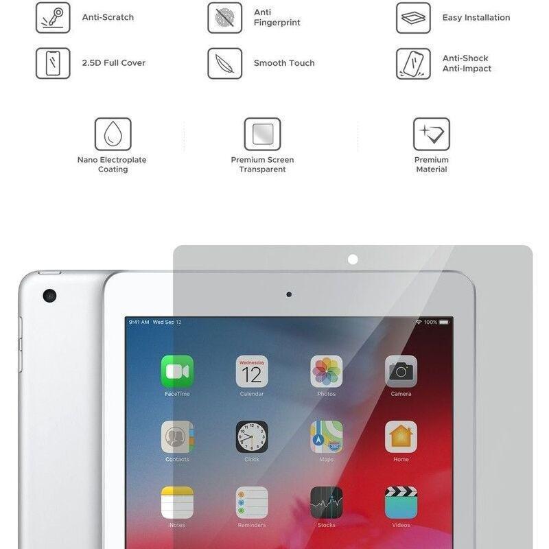 Liberty Guard 3D Full Cover Clear Rounded Edge for iPAD Air/ iPad Pro 9.7 - Clear, , large image number 2